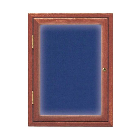 United Visual Products Board, 48x36, Header, Black/Blue UV7013EZ-BLUE-BLACK